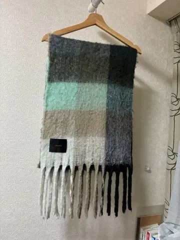 NOISE MAKER 체크 무늬 머플러