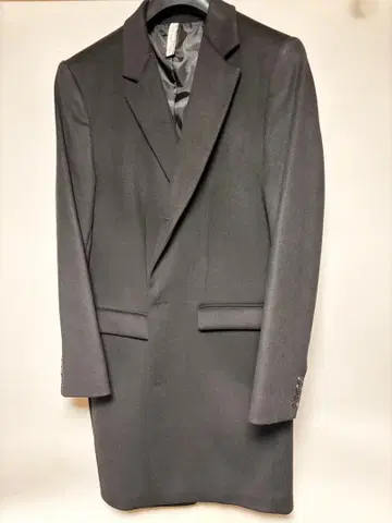 ZARA MAN 블랙 체스터 코트 XL