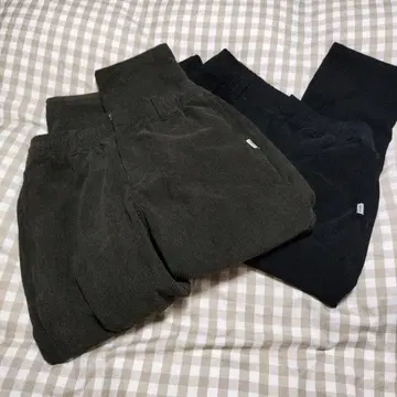 워크맨 WORKMAN 초발수 웜 셰프 팬츠 2개 블랙과 브라운