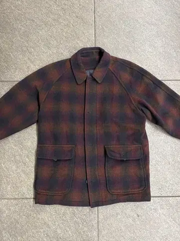 옴브레 자켓 90s 옴브레 울