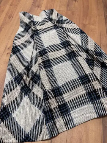 SNIDEL 로빙 체크 스커트