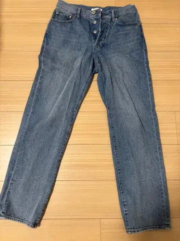 BEAUTY&YOUTH 데미지 스트레이트 데님