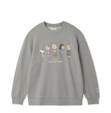 미사용 새상품 피넛 젤라또피케옴 쭈리 풀오버 그레이(L)