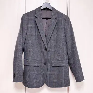 [ 새상품급 ] UNIQLO 테일러드 자켓 글렌체크 M 사이즈