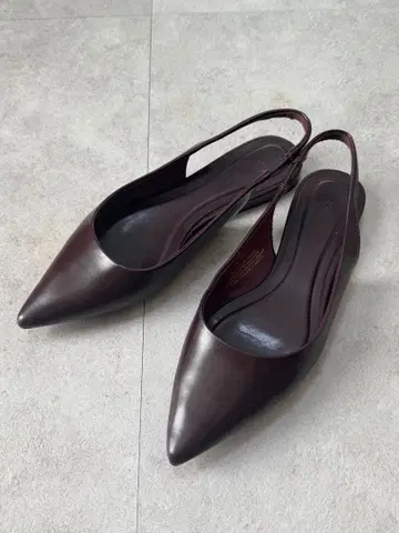 H&M 보르도 펌프스 슬링백