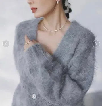 [ anuans ] 수리 알파카 니트 가디건