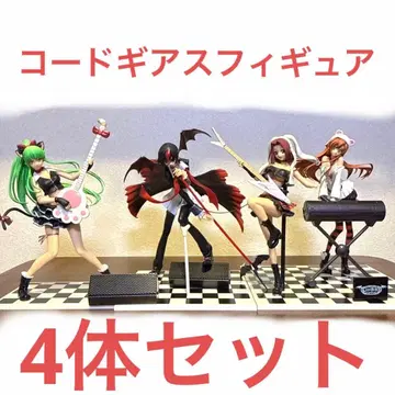 제일복권 코드기어스 CODE BLACK 피규어 4체 세트 묶음 판매