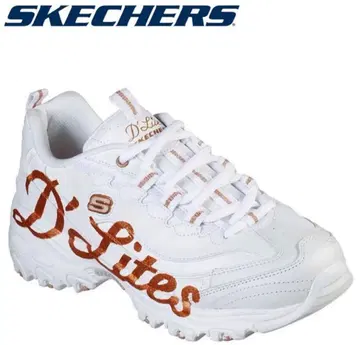 SKECHERS D'Lites 화이트 스니커즈