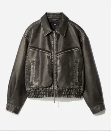 [ HARE ] LEATHER 컴팩트 블루종