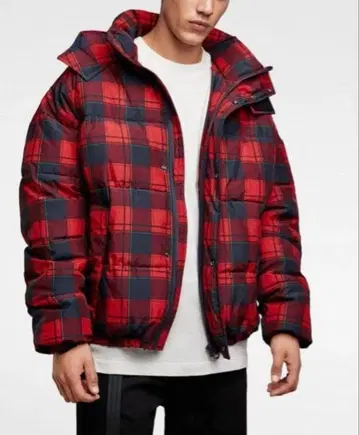 ZARA 체크 패턴 자켓