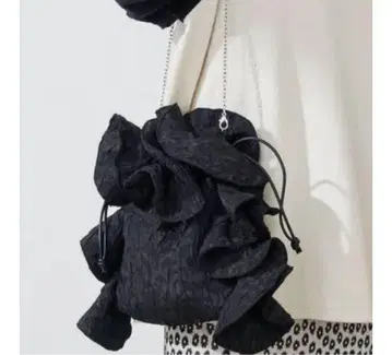 르탈론 블랙 숄더백 fleur bag 결혼식 포멀