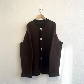 치로리안 자켓 코인 메달 버튼 브라운