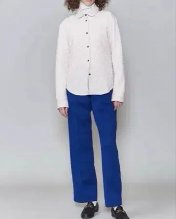 6(ROKU) QUILTED SHIRT 셔츠 프리 사이즈 아이보리