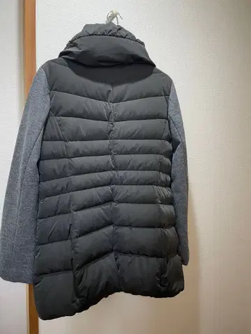 개버딘 kt 여성용 소매 절개 다운 코트 L 블랙