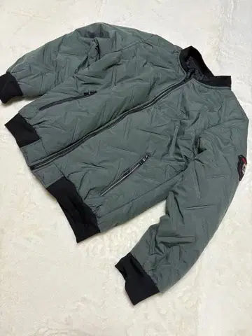 그레이 퀼팅 자켓 슬림 스타일리시 멋짐