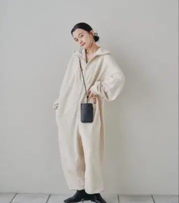 Todayful 맨투맨 지퍼 콤비네존 에크루 38