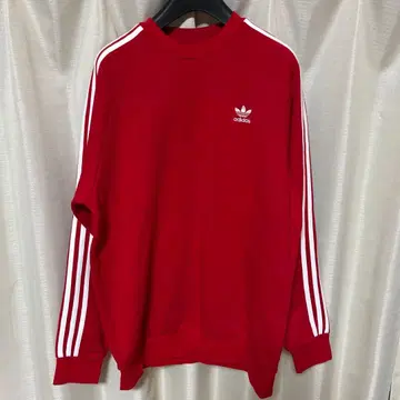 adidas 오리지널 3 스트라이프 크루 트레이닝복 XL