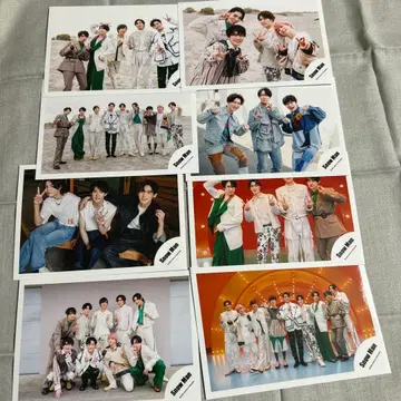 SnowMan 오렌지 kiss 공식 사진 8매 세트