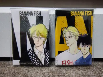 바나나 피쉬 BANANA FISH 원작 스퀘어 캔뱃지 2개 세트