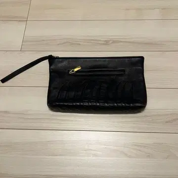 ALEXANDER MCQUEEN 블랙 클러치백