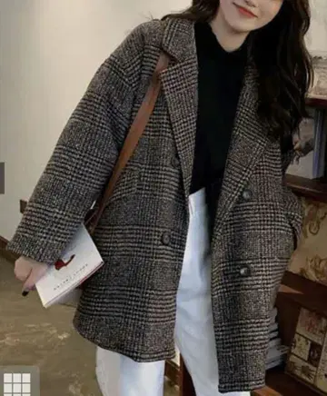 GRL 글렌체크 트위드 자켓[at2131]