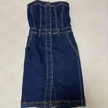 ROSE BUD 데님 뷔스티에 원피스