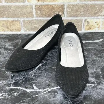 [ 2087 ] 미사용급 스틸레토 플랫슈즈 포인티드 토