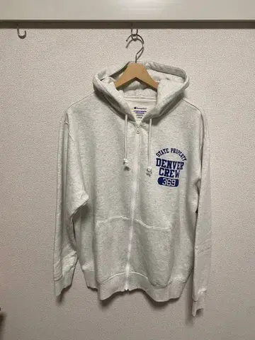 Champion DENVER CREW ZIP 후드티 L 사이즈 그레이