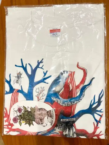 보리스 잡화점 히구치 유코 한정품 심장 T셔츠 M 사이즈 택 봉입 있음