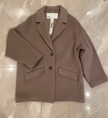 [ 새상품급 ] TICCA 숏코트 텐트코트 싱글 버튼