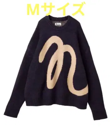 naptime 니트 풀오버 네이비 M 사이즈