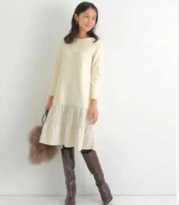 jusglitty 이소재 도킹 미니 원피스