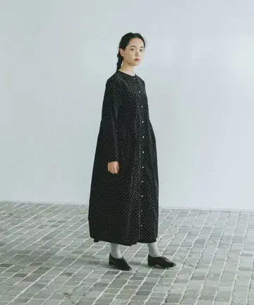 카구레 도트 코듀로이 2WAY 원피스
