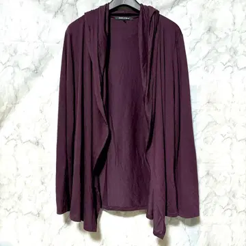 SHELLAC 셀락 드레이프 가디건 후드