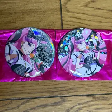 너와 아이돌 프리큐어 드림 스테이지 캔뱃지 큐어 키스 2종