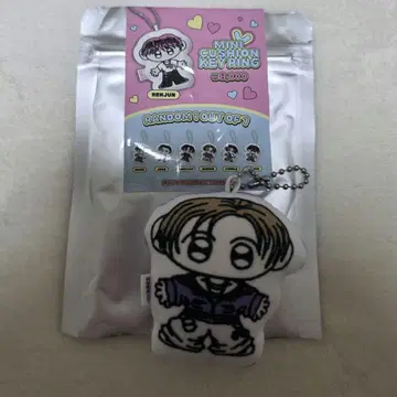 미니 쿠션 키링 재민