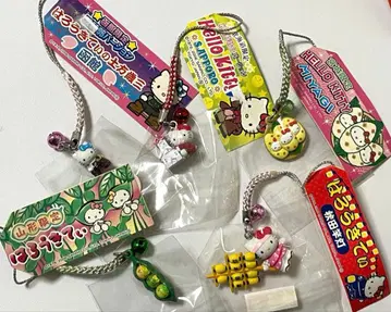 지역 한정 키티 족쇄 스트랩 홋카이도 도호쿠 5종 세트