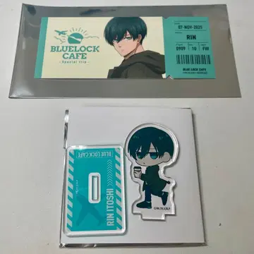블루 록 BLUE LOCK CAFE 아크릴 스탠드 특전 티켓 이토시 린