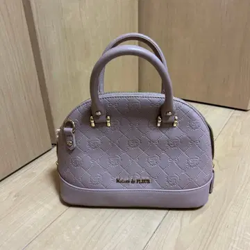 Maison de FLEUR 핑크 핸드백