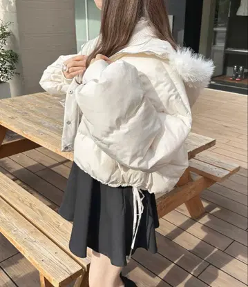 apresjour 충전솜 숏 자켓