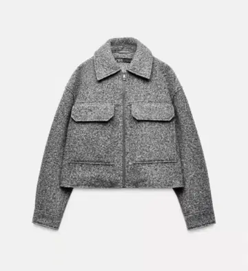 ZARA 자라 그레이 집업 자켓 M 사이즈
