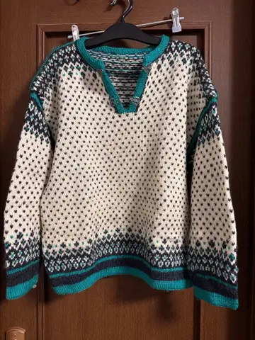 빈티지 티롤리안 니트