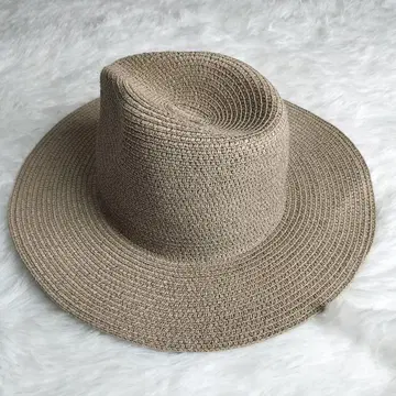 베이지 밀짚모자 스트로우 햇 여성용