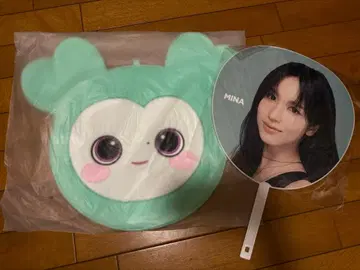 twice 부채 커버 부채 미나