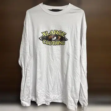 XLARGE 화이트 롱 슬리브 T셔츠 L