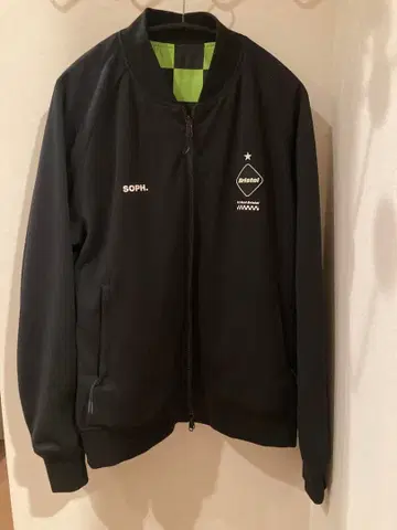 FCRB 레어 브리스톨 블루종 자켓 사이즈 L 블랙 soph