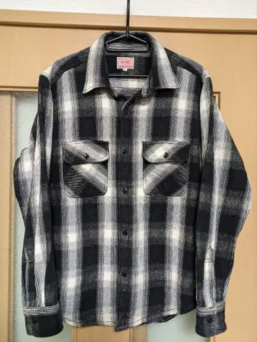 중고 BIG MIKE 플란넬 셔츠 (인도산 L)