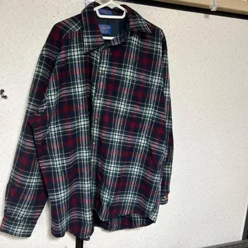 Pendleton 체크 무늬 플란넬 셔츠 긴팔