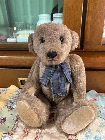 브라운 리본 포함 테디베어 약 30cm