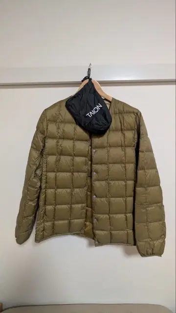[컨디션 최상] TAION 이너 다운 퀼팅 자켓 XL 수납 봉투 포함